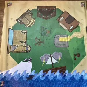 Miracles of Jesus bible play mat set (USA)